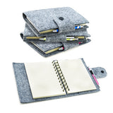 Recycle Felt Spiral Notebook