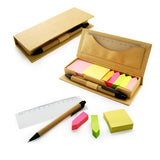 Eco Friendly Post It Pad With Ruler And Pen